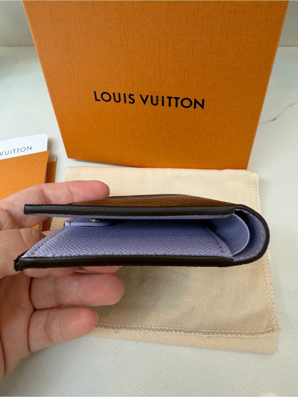 NWT Louis Vuitton Lisa Wallet in Monogram/IRIS - Picture 10 of 16